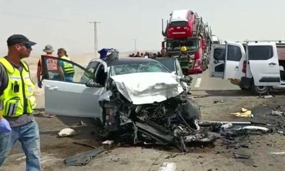 مصرع أربع فلسطينيين بحادث في النقب